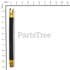 Simplicity 186071 Oil Drain Hose, 10-1/2" Long, 3/8-18 Fittings - image 2