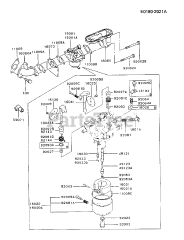 Kawasaki FB460V-AS18 - Kawasaki Engine CARBURETOR