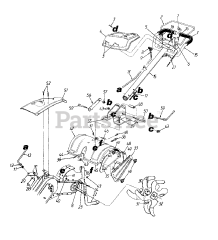 Yard Machines 21AA412A352 - Yard Machines Tiller (2001) (Walmart)