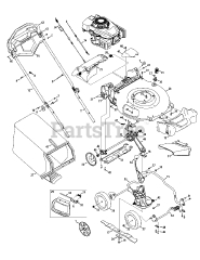 Craftsman 247.375900 (12ABC32J799) - Craftsman Walk-Behind Mower (2014)