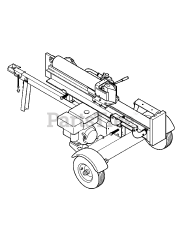 Brands LS 33 (24AD597D711) - Troy-Bilt Log Splitter (2009)
