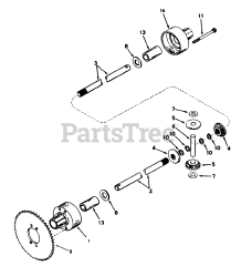 Toro 56150 (8-32) - Toro Professional Rear-Engine Riding Mower (SN: 007000001 - 007999999) (1987) Differential Model 100-050a