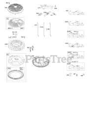 Briggs & Stratton 44M777-0121-E1 - Briggs & Stratton Vertical Engine Flywheel, Controls