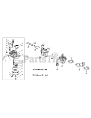 MTD 370-SUC - MTD Engine 370-SUC Carburetor