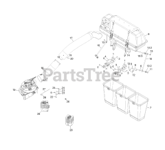 Exmark 126-8680 - Exmark Ultra Vac Bagger for Lazer Z-Series, Diesel (SN: 408644346 - 411294211) (Rev A) (2021)