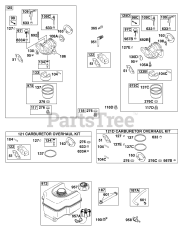 Briggs & Stratton 157302-1065-E8 - Briggs & Stratton Horizontal Engine Carburetor, Fuel Supply