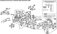 Briggs & Stratton 111232-0171-XX - Briggs & Stratton Horizontal Engine Carburetor Assemblies