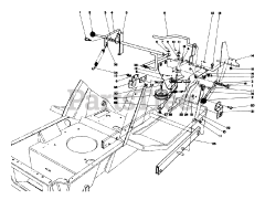 Toro 57420 (12-44) - Toro Lawn Tractor, 12hp (SN: 008000001 - 008999999) (1988) Shift  Clutch Assembly