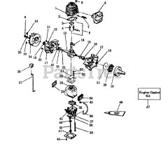 Weed Eater YP 145 - Weed Eater String Trimmer POWER UNIT