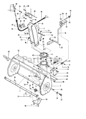 Snapper 38LTST1 (7080560) - Snapper 38" Snow Thrower Attachment