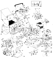 Yard-Man 121-898B401 - Yard-Man Walk-Behind Mower (1991)