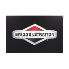 Briggs & Stratton AM9873A Blk Alum Logo Sgn 3x2 - image 1