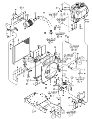 Cub Cadet Yanmar Ex3200 (54ACC4MN727) - Cub Cadet Yanmar Ex Series Compact Tractor Engine Accessories Mounting