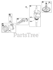 Briggs & Stratton 40R577-0002-H5 - Briggs & Stratton Vertical Engine