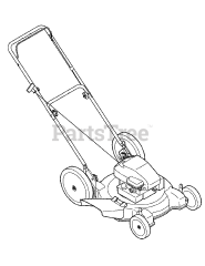 Craftsman 247.385180 (11A-508A099) - Craftsman Walk-Behind Mower (2010) (Sears)