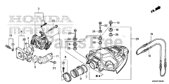 Honda BF250 A XXCA (BBJJ) - Honda Marine Engine, Made in Japan (SN: BBJJ-8000001 - BBJJ-9999999) THROTTLE BODY
