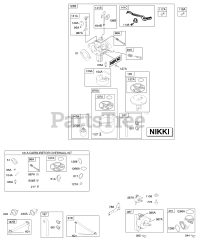 Briggs & Stratton 31F777-0161-E1 - Briggs & Stratton Vertical Engine Carburetor, Fuel Supply