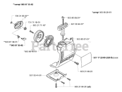 Husqvarna 326 EX - Husqvarna Handheld Edger, E-TECH 2 (2001-03) Starter