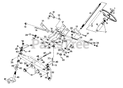 Gravely 987045 - Gravely Lawn Tractor, 18hp, With Hydraulic Lift (SN: 000101 & Above) STEERING