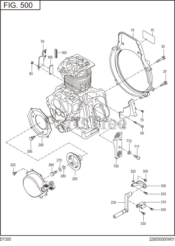 Subaru Robin DY300D80080 DY30
