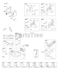 Briggs & Stratton 124L05-1306-F1 - Briggs & Stratton Vertical Engine