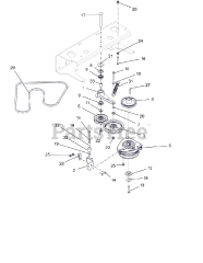 Gravely 994134 - Gravely Pro-Stance 52" Stand-On Mower, Kohler ZT (SN: 010000 - 019999)
