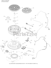 Kohler ZT730-3027 - Kohler Confidant Engine, Made for Excel, 23hp, 747cc 05 Ignition/Charging