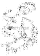 RedMax CZT 72 x (967943501-00) - RedMax 72" Zero-Turn Riding Mower (2018-07) FRAME