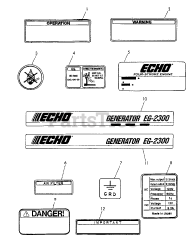 Echo EG-2300 - Echo Generator (SN: 03372 - 99999)