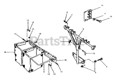 Cub Cadet 293 (190-293-100) - Cub Cadet Fan Assist. Bagger att Bag &amp; Support