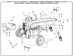 Homelite UT-49103 - Homelite Electric Log Splitter General Assembly (Part 1)