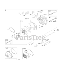 Briggs & Stratton 122672-0165-E1 - Briggs & Stratton Vertical Engine Cylinder Head