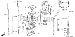 Honda BFP8 D2 XRA (BAAJ) - Honda Outboard Engine, Made in Japan (SN: BAAJ-1100001 - BAAJ-9999999) WATER PUMP + VERTICAL SHAFT (UL SIZE)