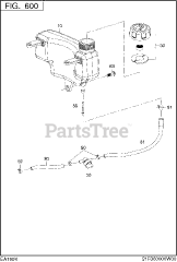 Subaru Robin EA190V50010 (EA190V) - Subaru Robin Engine 600 Fuel &amp; Lubrication