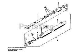 Simplicity 1691309 - Simplicity Front Loader Cylinder Assy. - Lift