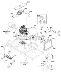 Briggs & Stratton 076168-00 - Briggs & Stratton 50kW Liquid Cooled Home Standby Generator