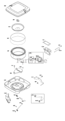 Briggs & Stratton 385447-0344-G1 - Briggs & Stratton Horizontal Engine Air Cleaner Group
