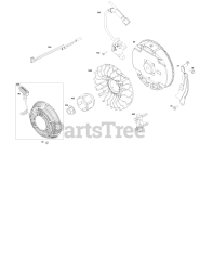 Briggs & Stratton 12V332-0125-F1 - Briggs & Stratton Horizontal Engine Flywheel, Ignition, and Starter Group