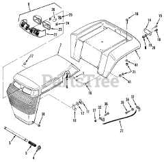 Toro 32-12BEA2 (212-H) - Toro Lawn Tractor (SN: 010000001 - 019999999) (1991)