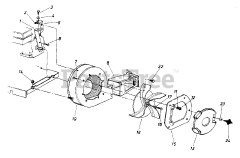 MTD 245-692-000 - MTD Walk-Behind Blower (1995)