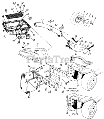 MTD 19064-9 - MTD Grass Catcher Assembly (1989)