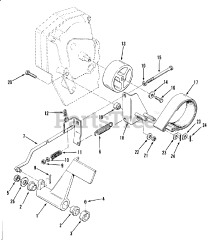 Toro 01-19KE01 (C-195) - Toro Garden Tractor (1982) Clutch, Brake And Motion Control Linkage 2