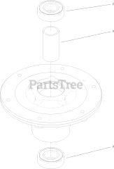 Toro 77285 (2000) - Toro 60" Z Master Zero-Turn Mower (SN: 418100000 - 999999999) Spindle Assembly No. 139-2357