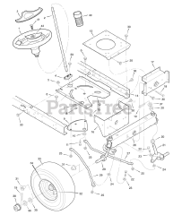 Murray 7800294 (385002x78D) - Murray 38" Lawn Tractor (2008) Steering