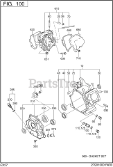 Subaru Robin EX270DS5013 (EX27) - Subaru Robin Engine 100 Crankcase