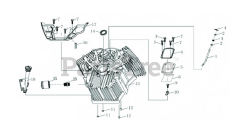 Scag SR 708 (SR 803) - Scag Engine CRANKCASE