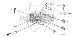 Honda BF175 AK1 XA (BAJJ) - Honda Marine Engine, Made in Japan (SN: BAJJ-1300001 - BAJJ-9999999) CLAMP