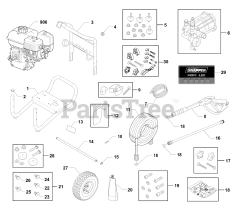 Snapper 020797-00 - Snapper 3,400 PSI Pressure Washer Main Unit (80099245)