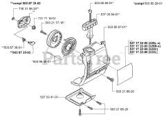 Husqvarna 326 RX - Husqvarna String Trimmer (2001-03) Starter