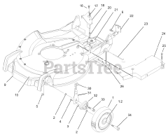 Toro 20783 - Toro 53cm Super Recycler Walk-Behind Mower (SN: 230000001 - 230002003) (2003)